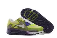 2019U air max nike 90 femme chaussures sport pas cher 1241 jaune blanc